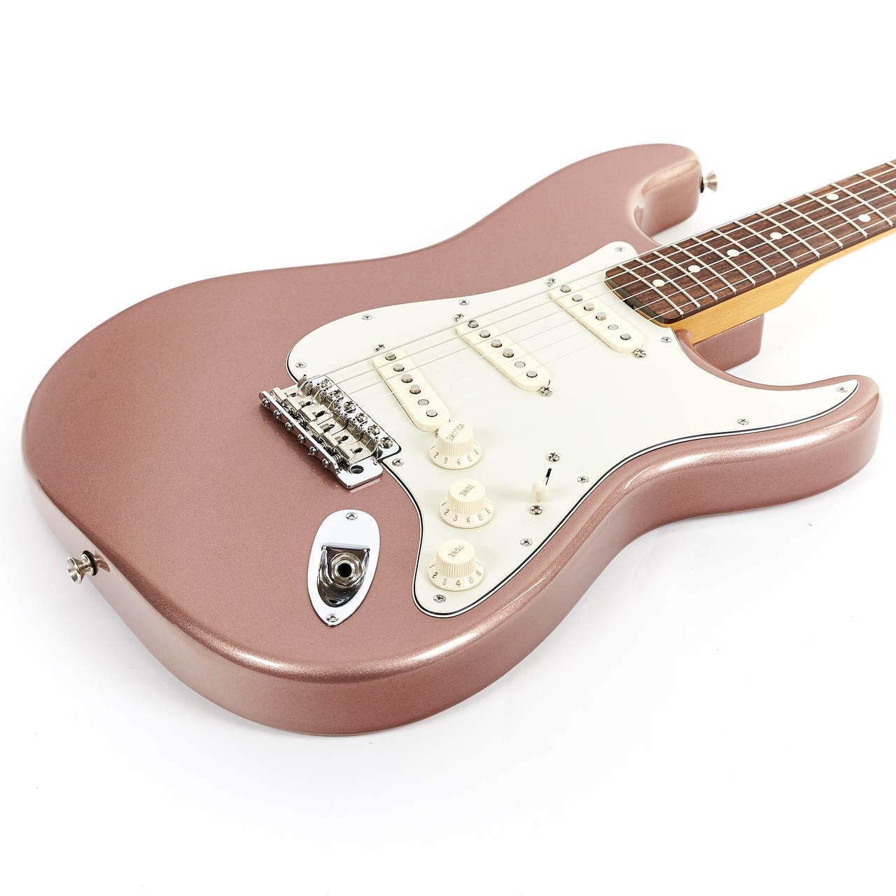 2002 Fender 60's Classic Series Stratocaster Burgundy Mist | Cream