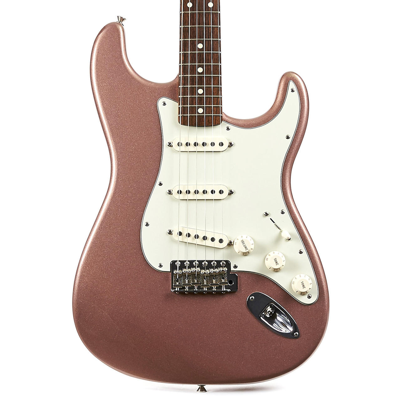 2002 Fender 60's Classic Series Stratocaster Burgundy Mist | Cream