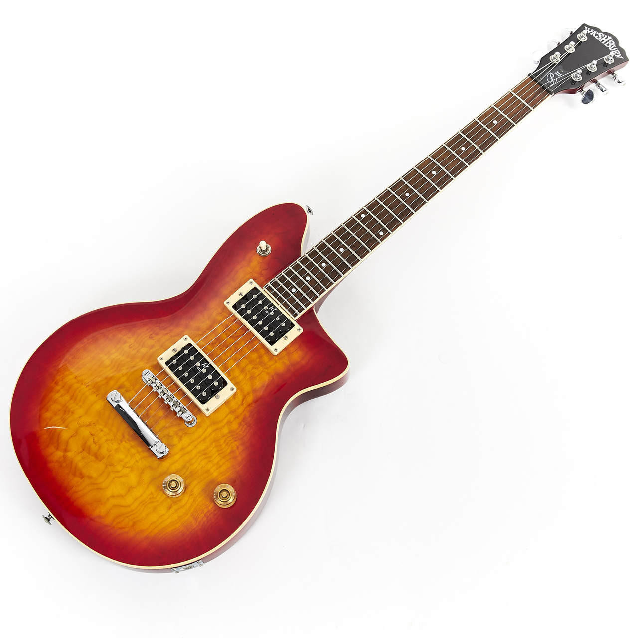 1997 Washburn P-II Singlecut Electric Guitar Sunburst Finish