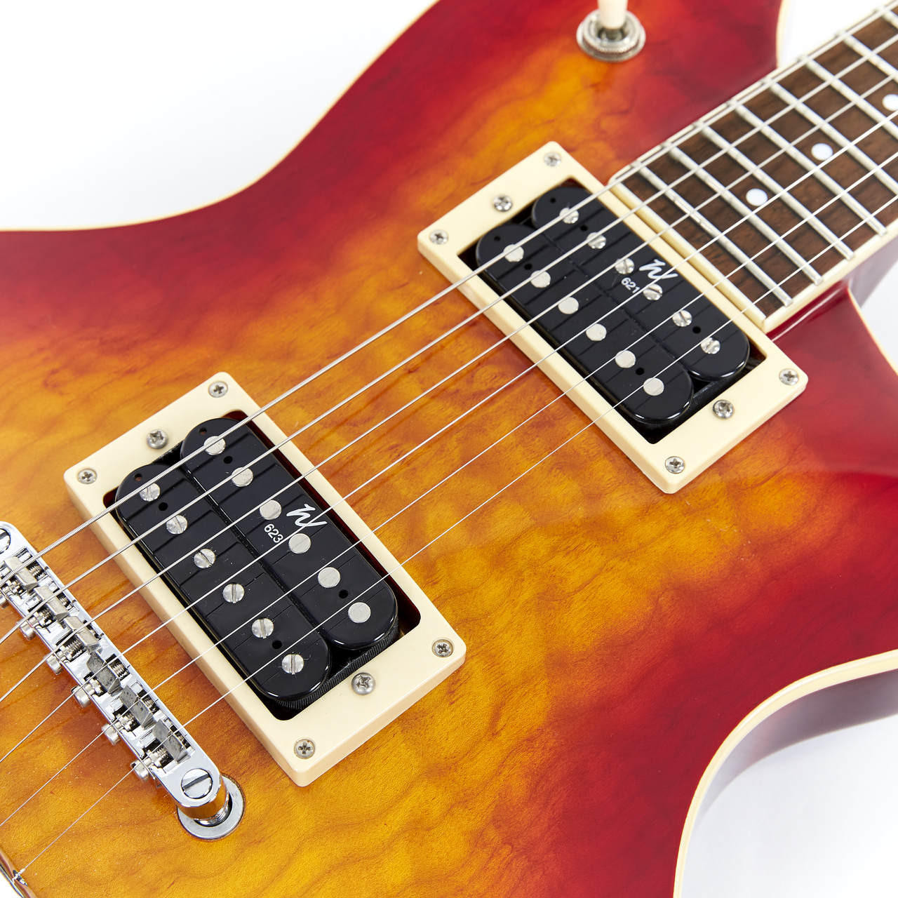 1997 Washburn P-II Singlecut Electric Guitar Sunburst Finish
