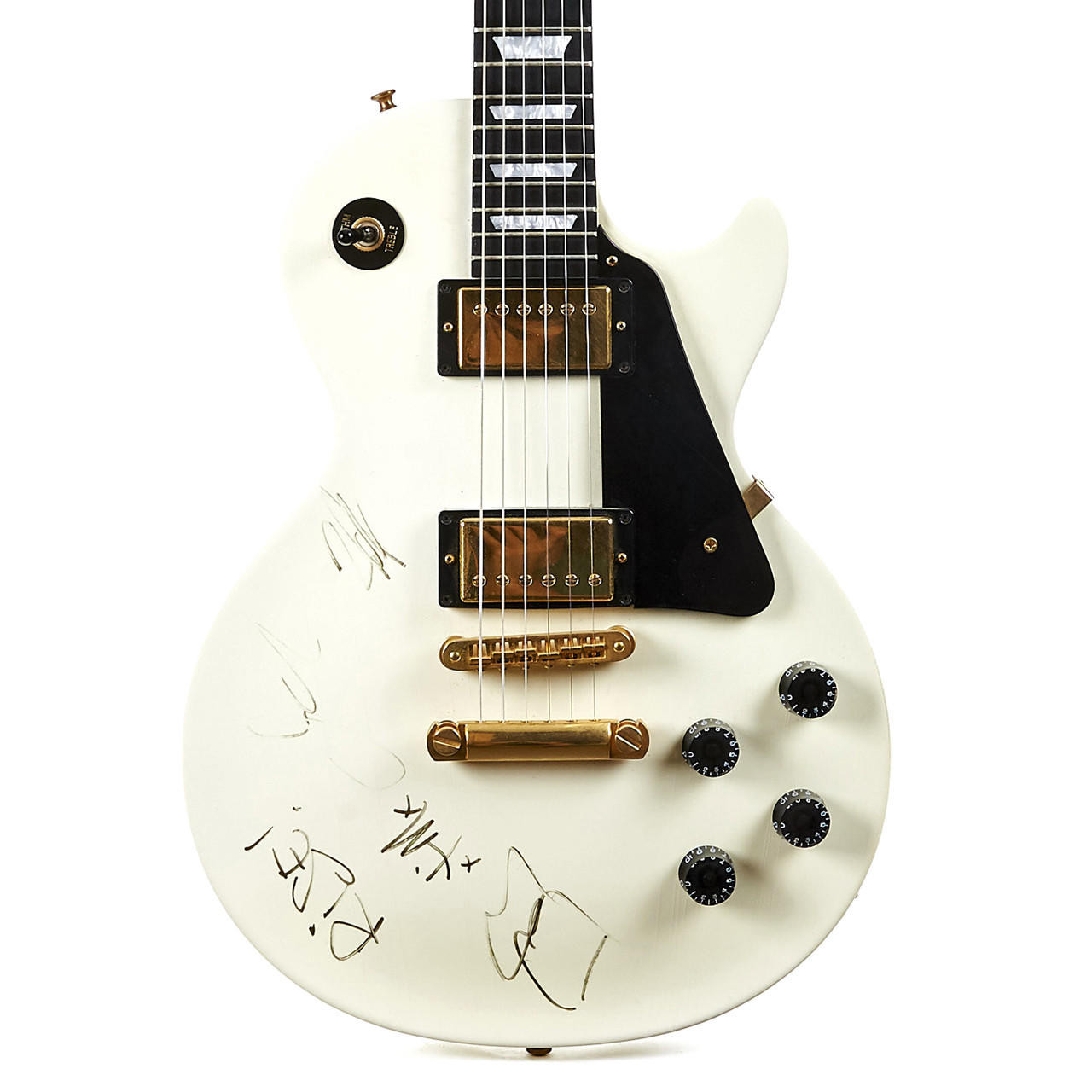 2008 Gibson Les Paul Studio Electric Guitar Alpine White | Cream