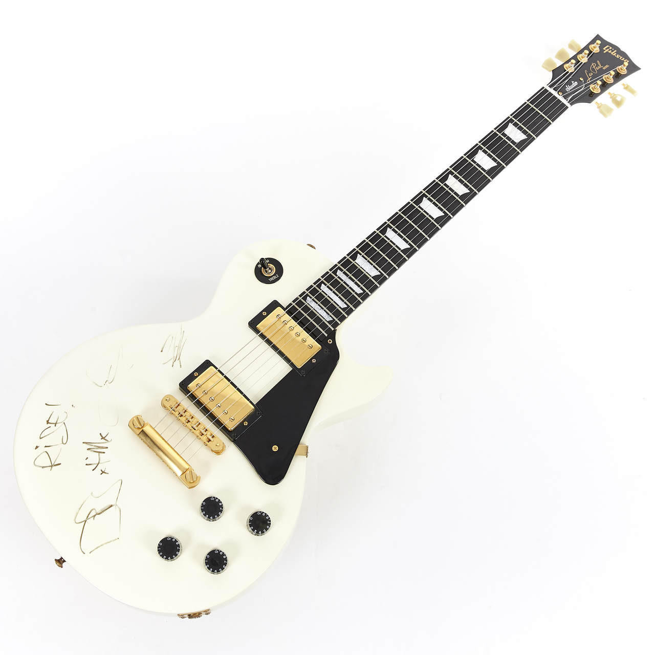 2008 Gibson Les Paul Studio Electric Guitar Alpine White | Cream