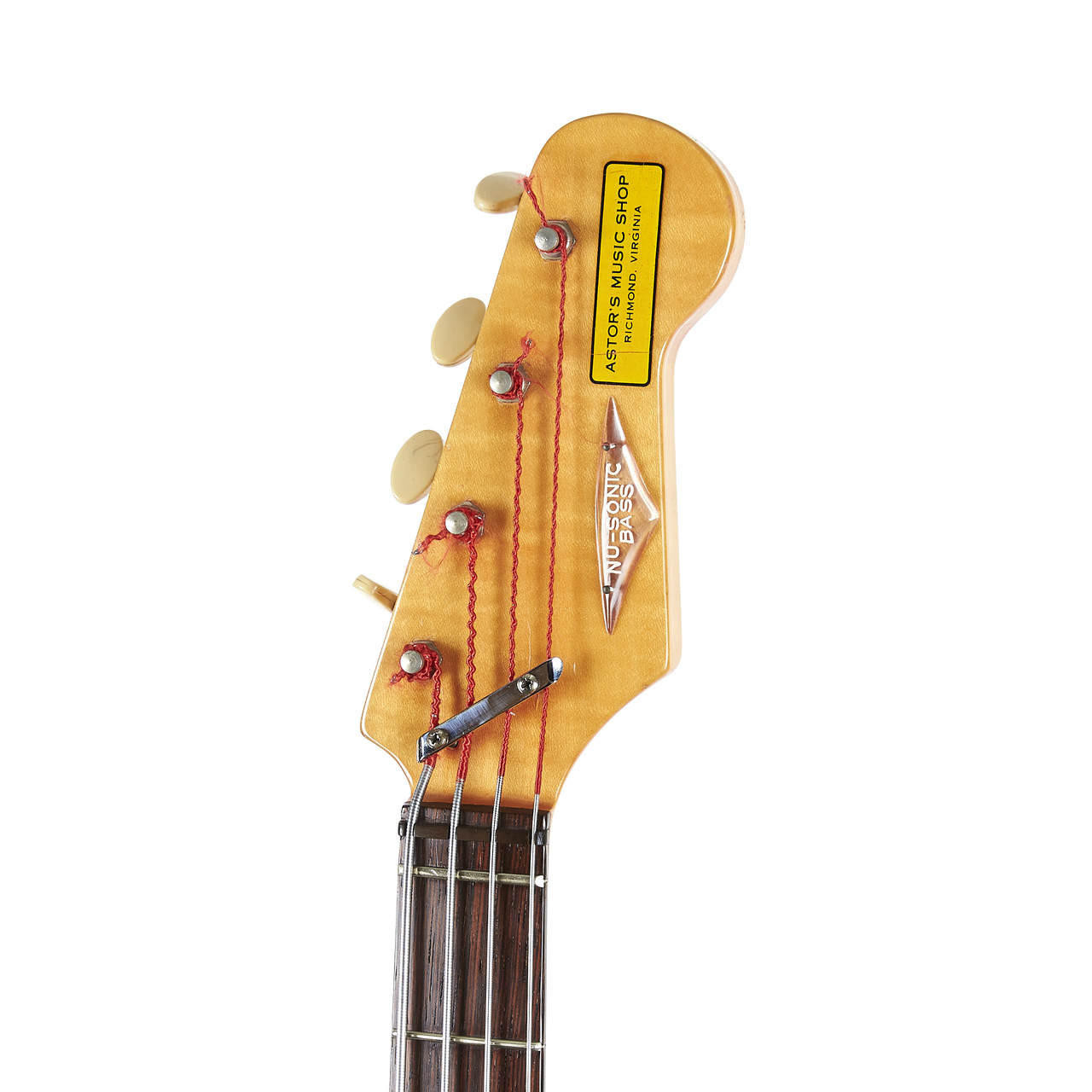 Vintage Burns Nu-Sonic Bass Cherry 1964 | Cream City Music
