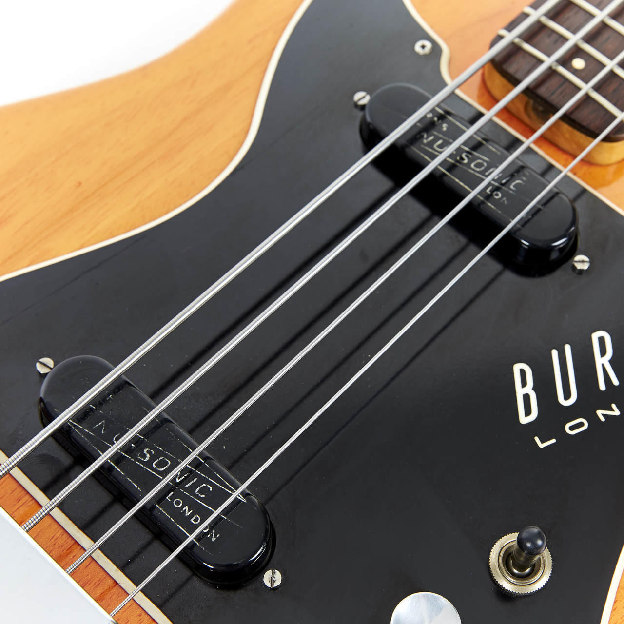 Vintage Burns Nu-Sonic Bass Cherry 1964 | Cream City Music