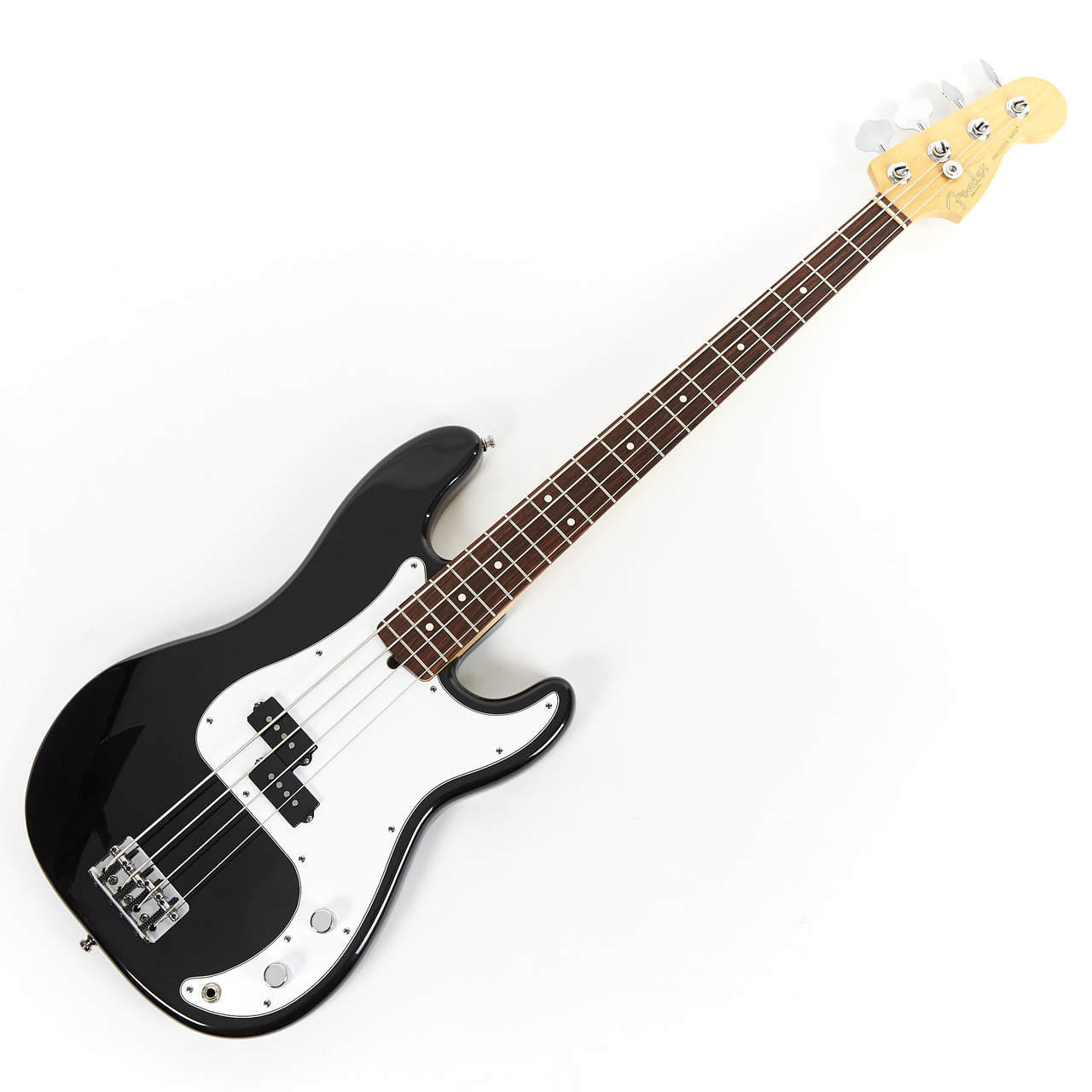 Used Fender American Standard Precision Bass Black 1997 | Cream