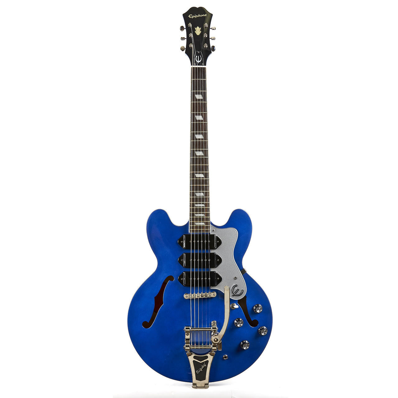 Used Epiphone Riviera P93 CP Chicago Blue Pearl 2015 | Cream City