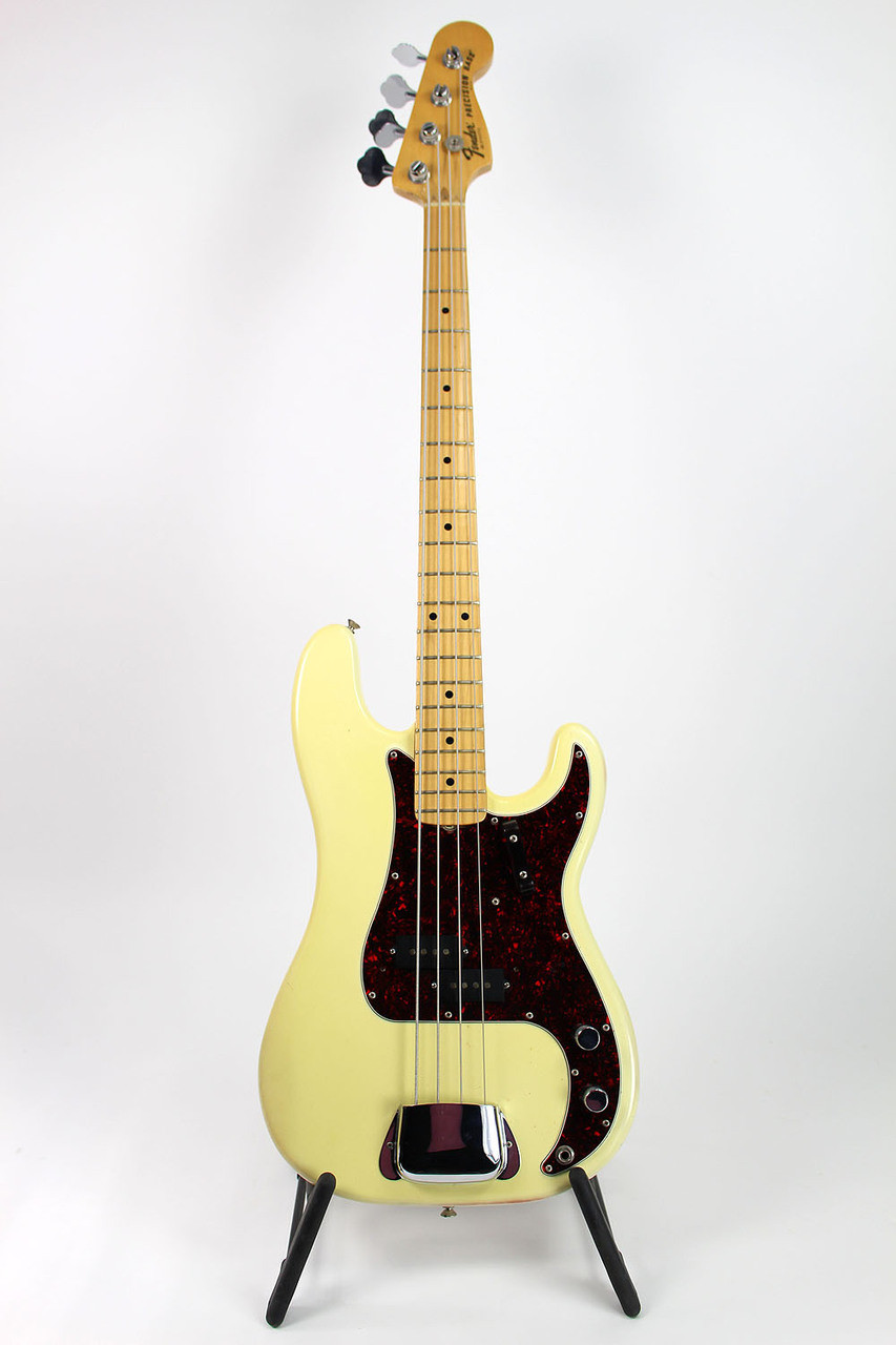 1980 Fender Precision Bass Olympic White | Cream City Music