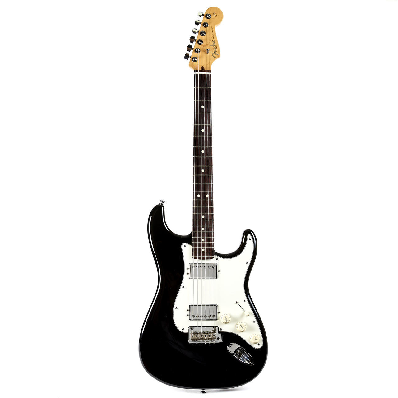 Used Fender American Standard Stratocaster HH Black 2014 | Cream