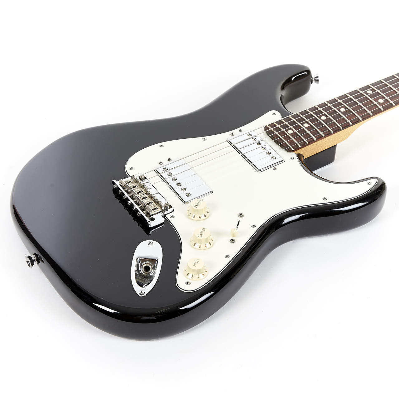 Used Fender American Standard Stratocaster HH Black 2014 | Cream