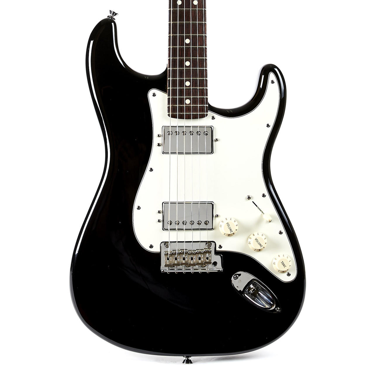 Used Fender American Standard Stratocaster HH Black 2014 | Cream