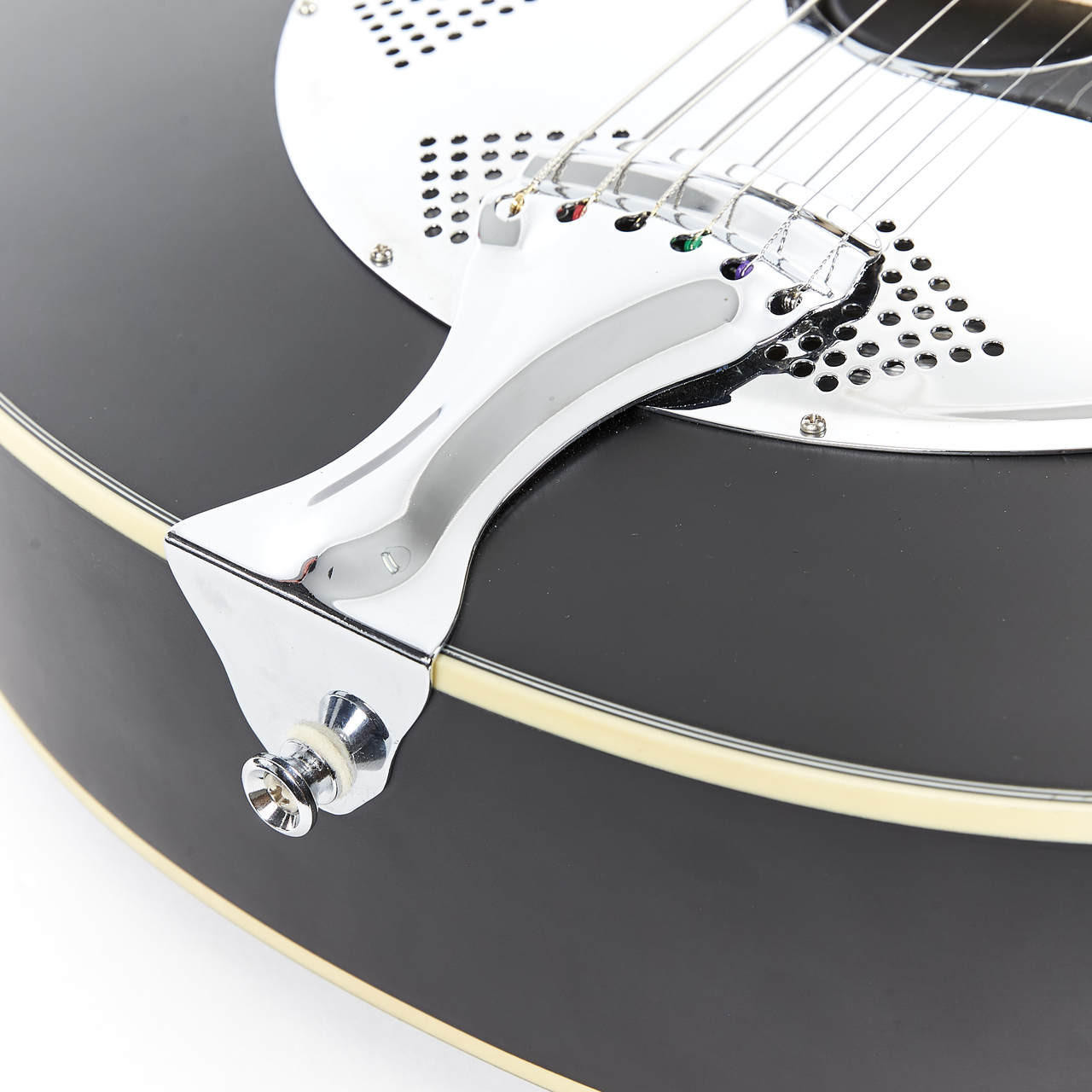 Used Oscar Schmidt OR6CE Resophonic Resonator Satin Black 2013