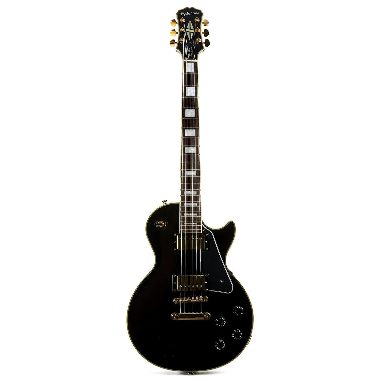 Used Epiphone Les Paul Custom Pro Ebony 2016 | Cream City Music