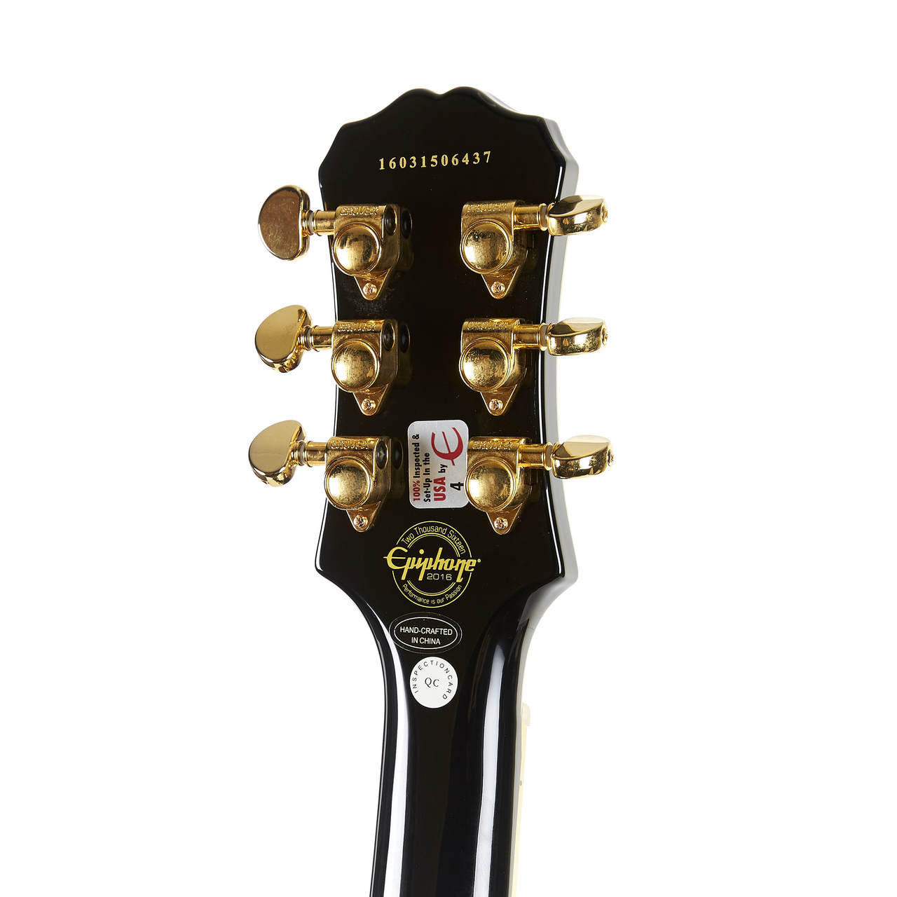 Used Epiphone Les Paul Custom Pro Ebony 2016 | Cream City Music