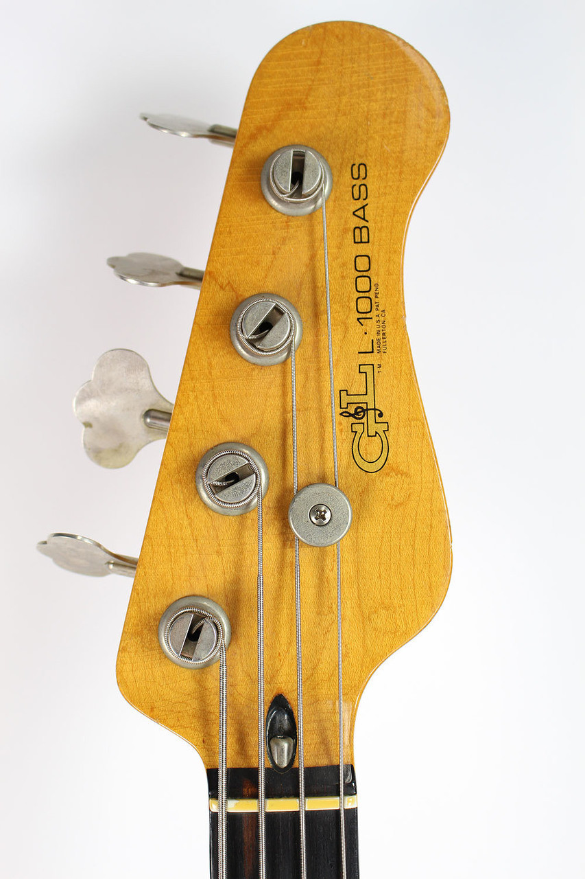 1980 G&L L-1000 Electric Bass Guitar Sunburst Finish | Cream City