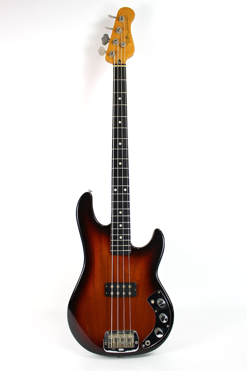 1980 G&L L-1000 Electric Bass Guitar Sunburst Finish | Cream City