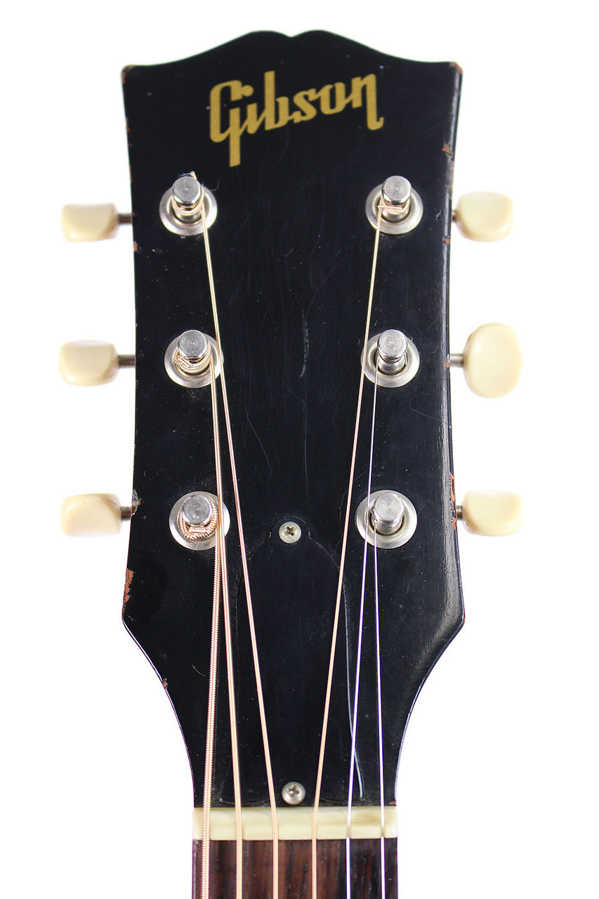 Vintage 1964 Gibson B-25 3/4 Acoustic Guitar Sunburst Finish