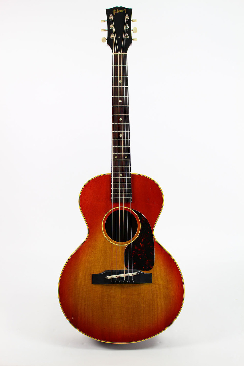 Vintage 1964 Gibson B-25 3/4 Acoustic Guitar Sunburst Finish