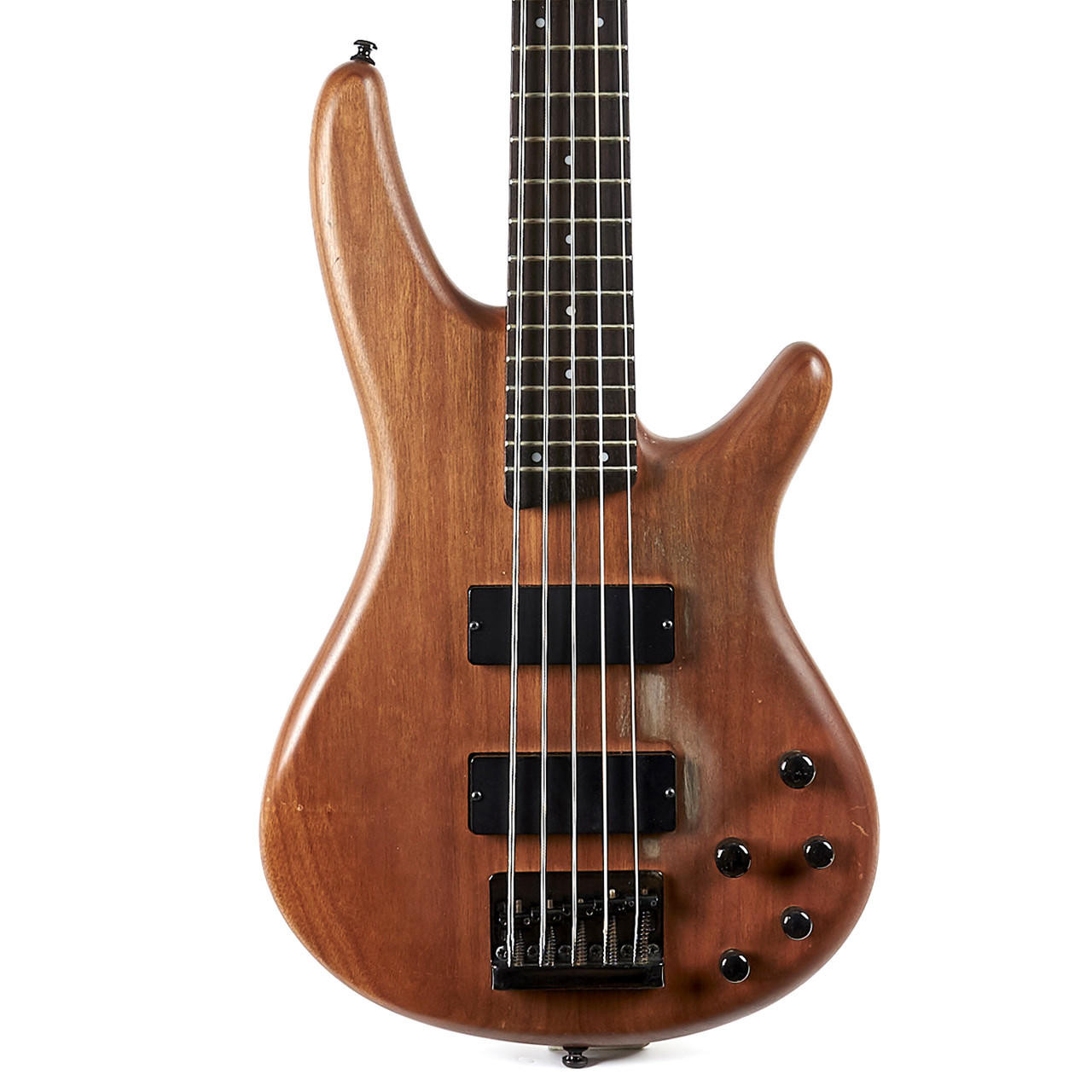 Used Ibanez SR 485 5-String Bass Natural 2000 | Cream City Music