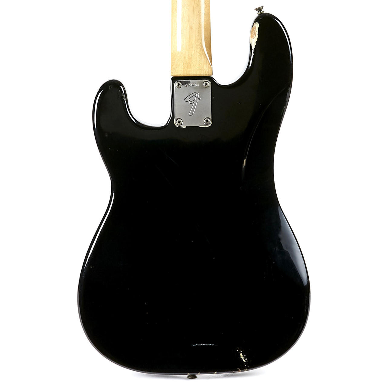 Vintage Fender Precision Bass Custom Color Black 1969 | Cream City