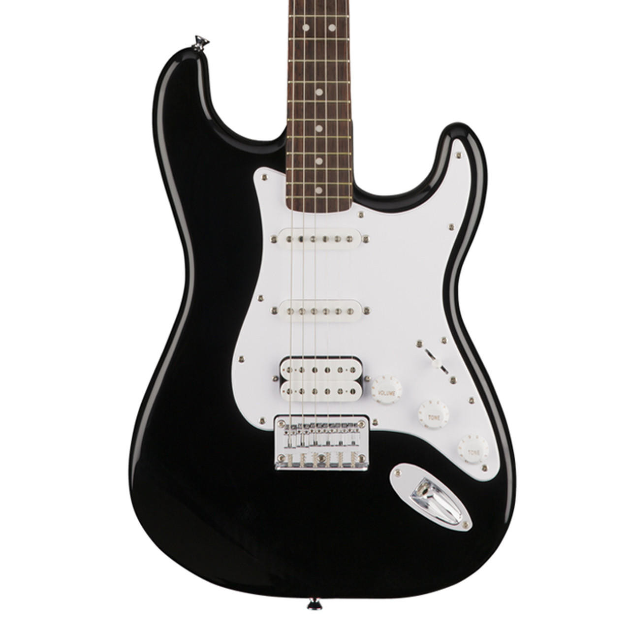 Squier Bullet Stratocaster HSS Hard Tail Laurel - Black | Cream