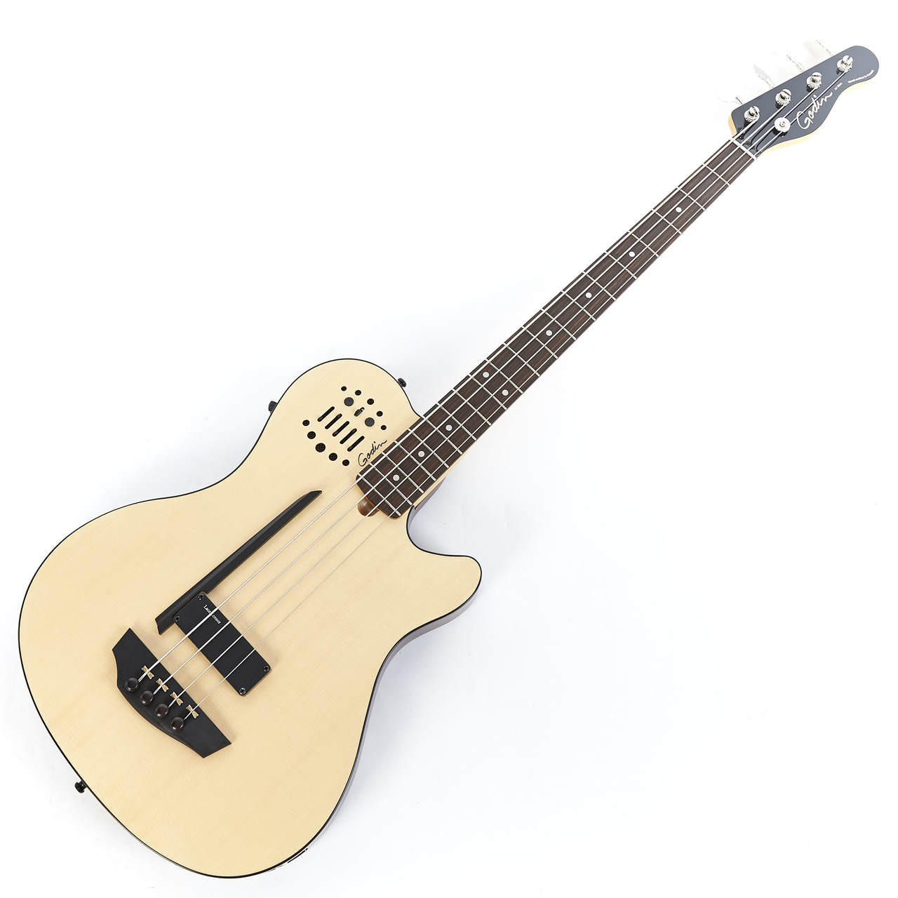 Godin A4 Ultra SA Acoustic-Electric Bass - Natural | Cream City Music