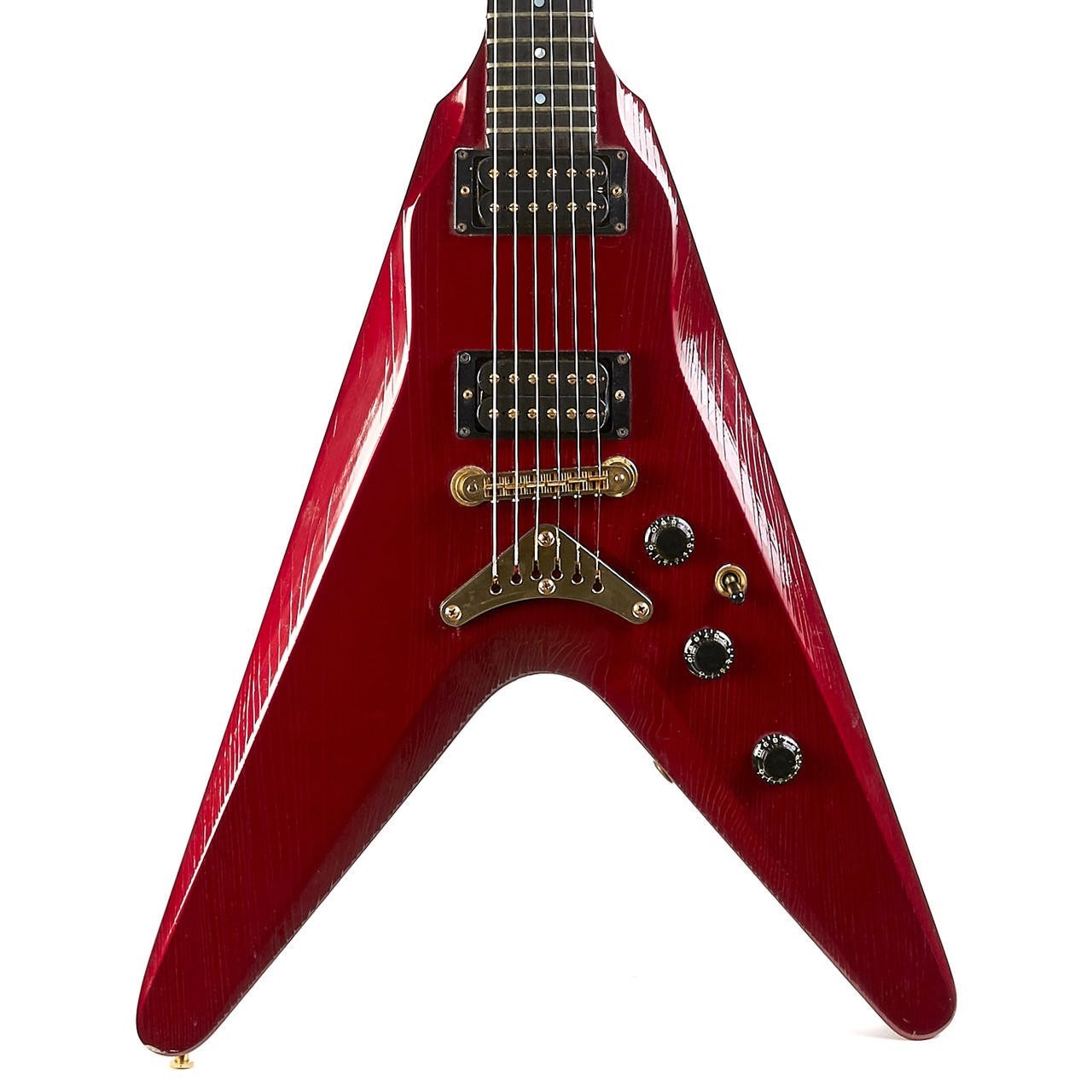 Vintage Gibson V2 Flying V Metallic Red 1982 | Cream City Music