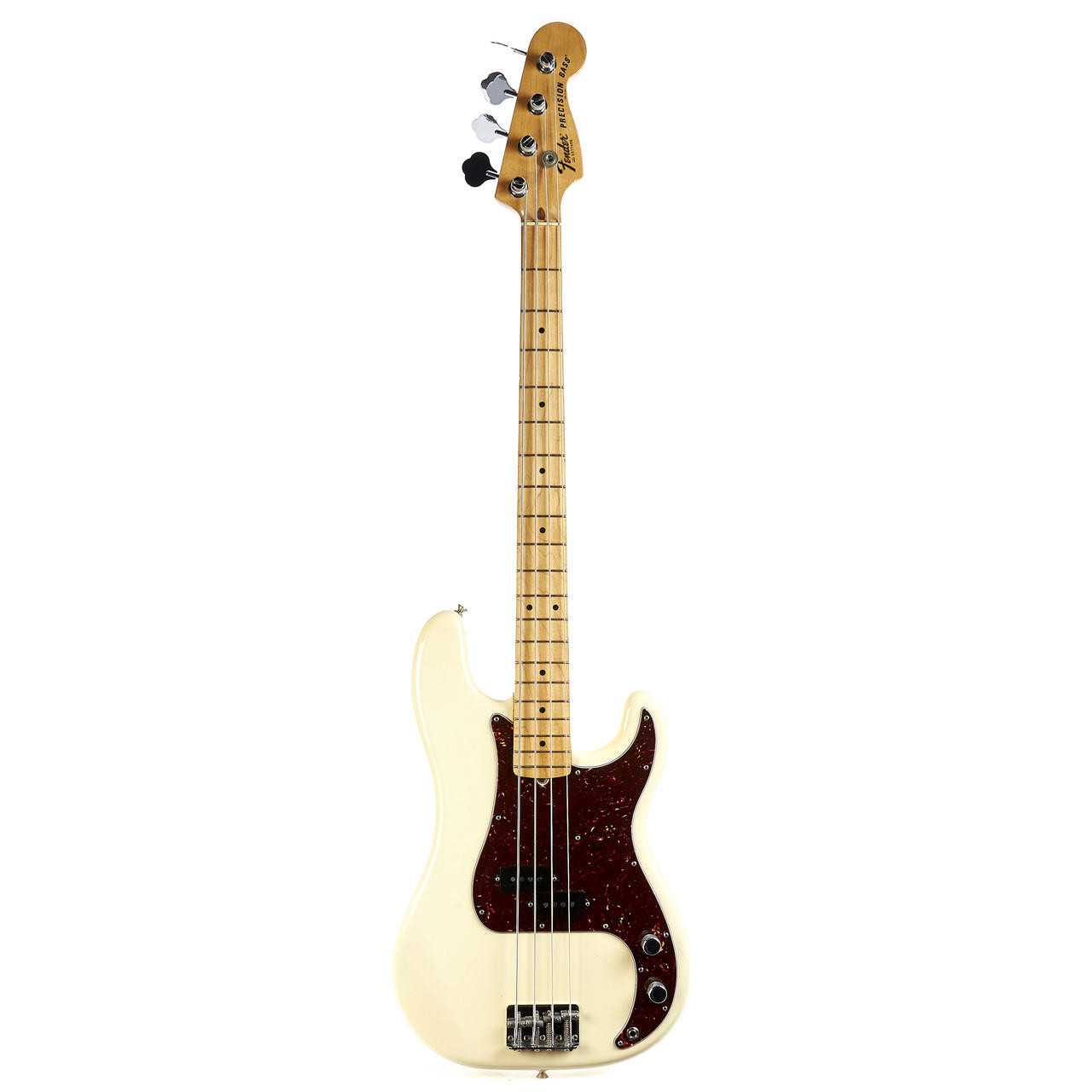 Vintage Fender Precision Bass Olympic White 1981 | Cream City Music