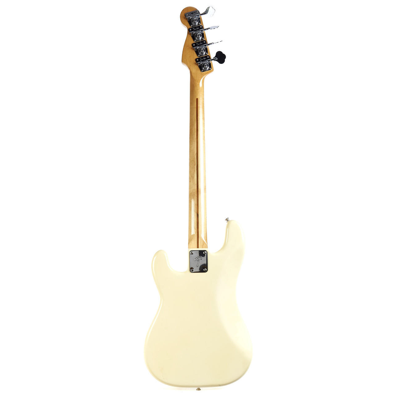 Vintage Fender Precision Bass Olympic White 1981 | Cream City Music