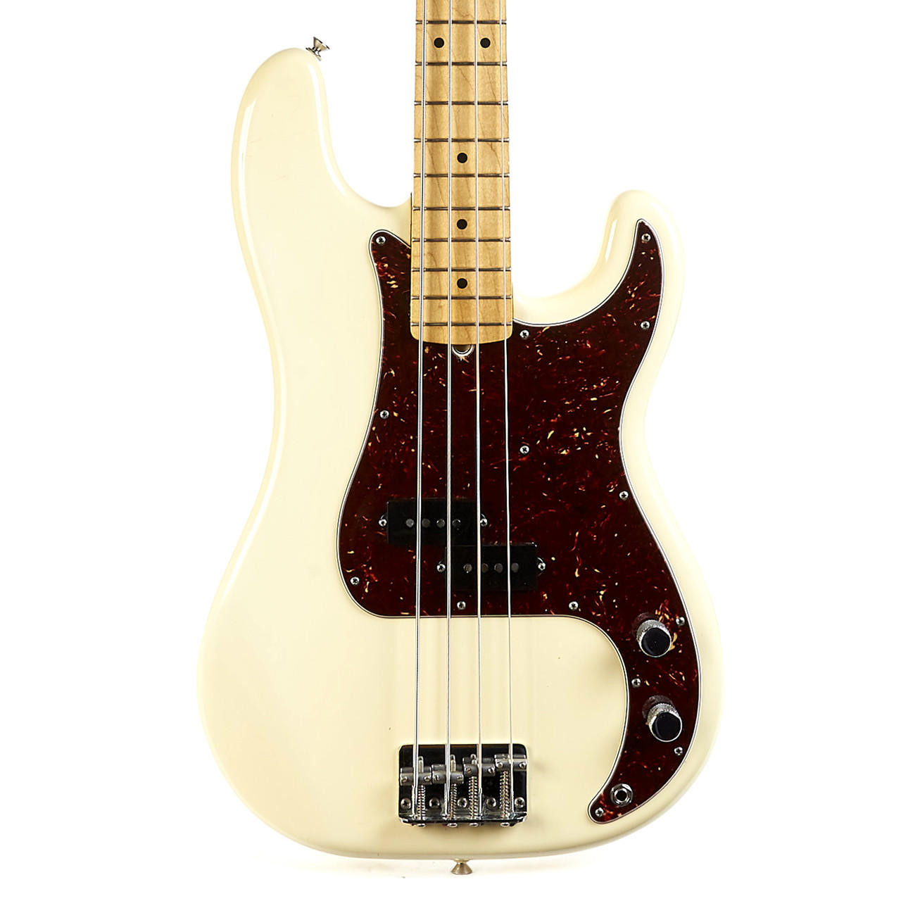 Vintage Fender Precision Bass Olympic White 1981 | Cream City Music