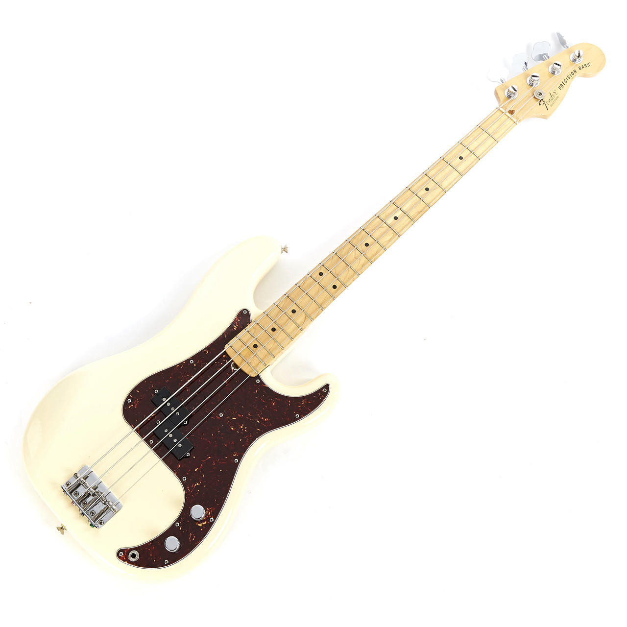 ​Fender USA Precision Bass Vintage Fender Precision Bass Olympic White 1981 | Cream City Music