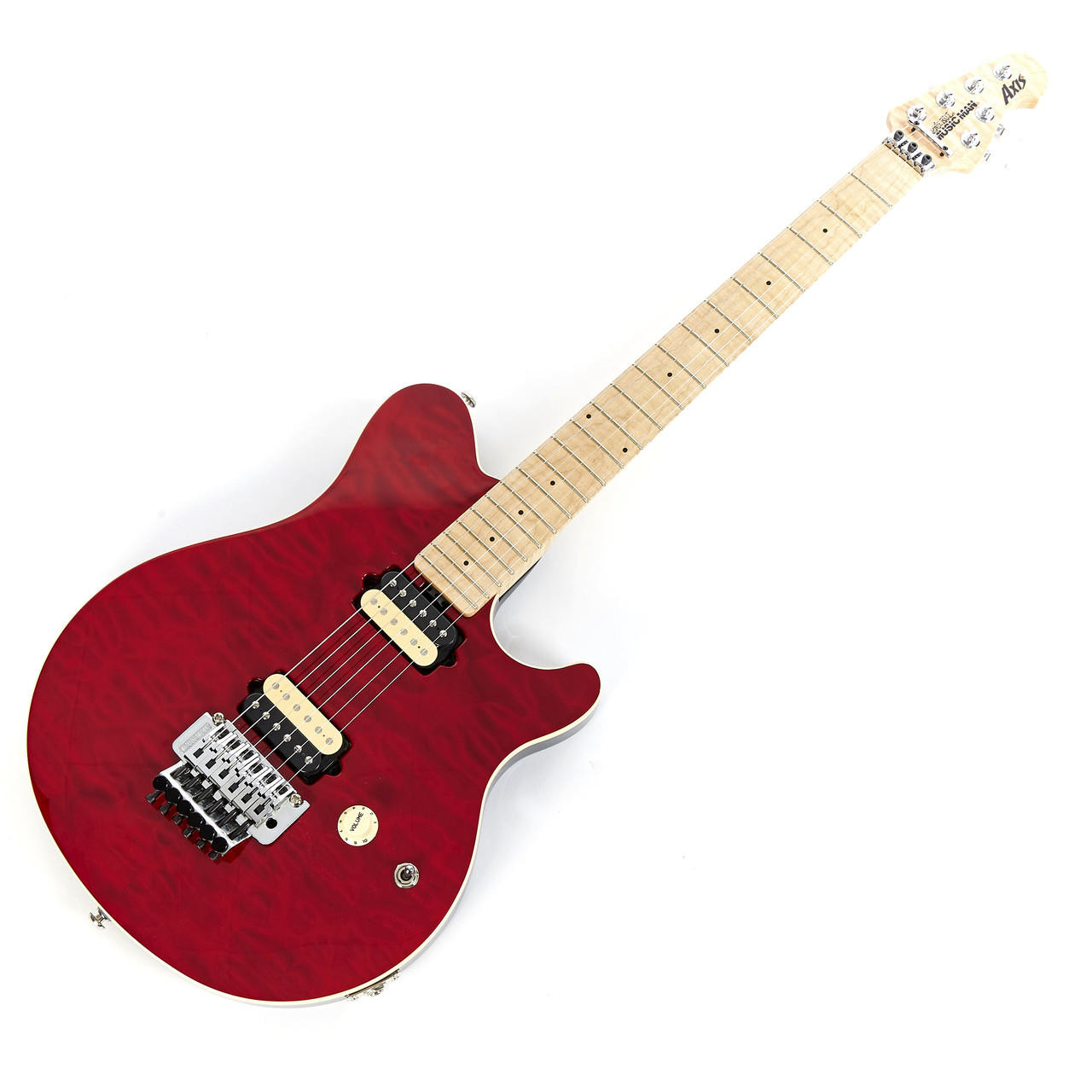 Used Ernie Ball Music Man Axis Trans Red 2012 | Cream City Music