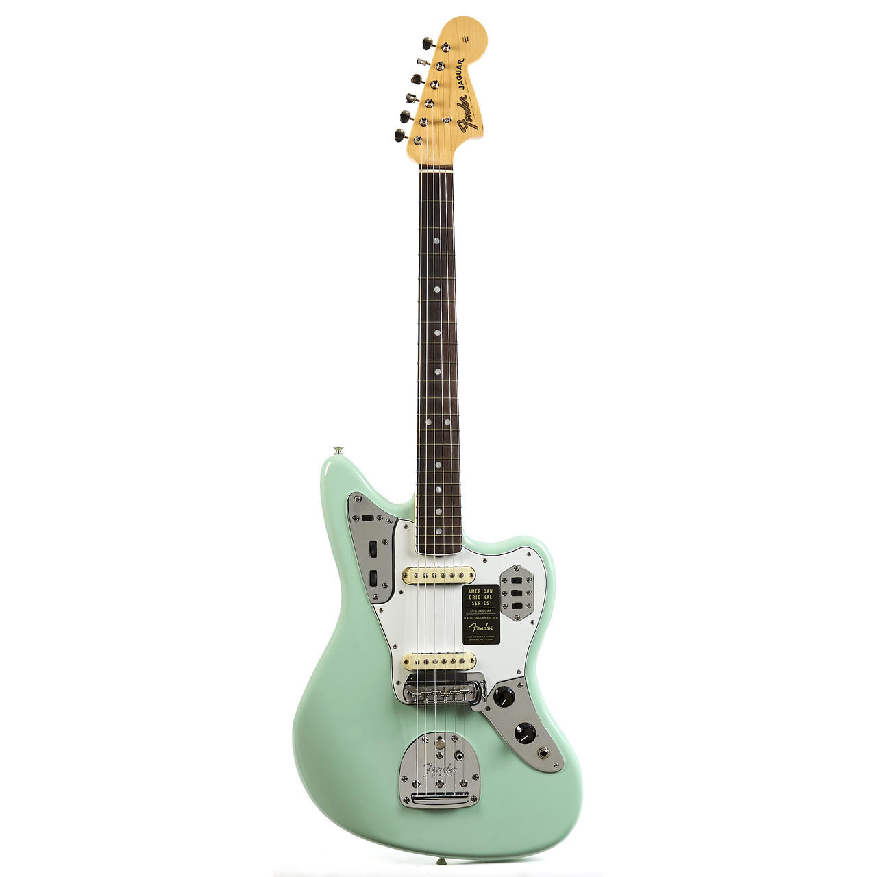 Used Fender American Original '60s Jaguar Surf Green 2018 | Cream
