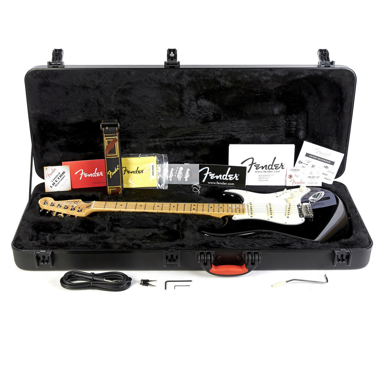 2016 Fender American Standard Stratocaster - Black | Cream City Music