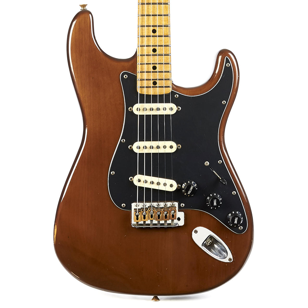 Fender Stratocaster エレキギター ブラウン Vintage Fender Stratocaster Mocha Walnut 1974 | Cream City Music