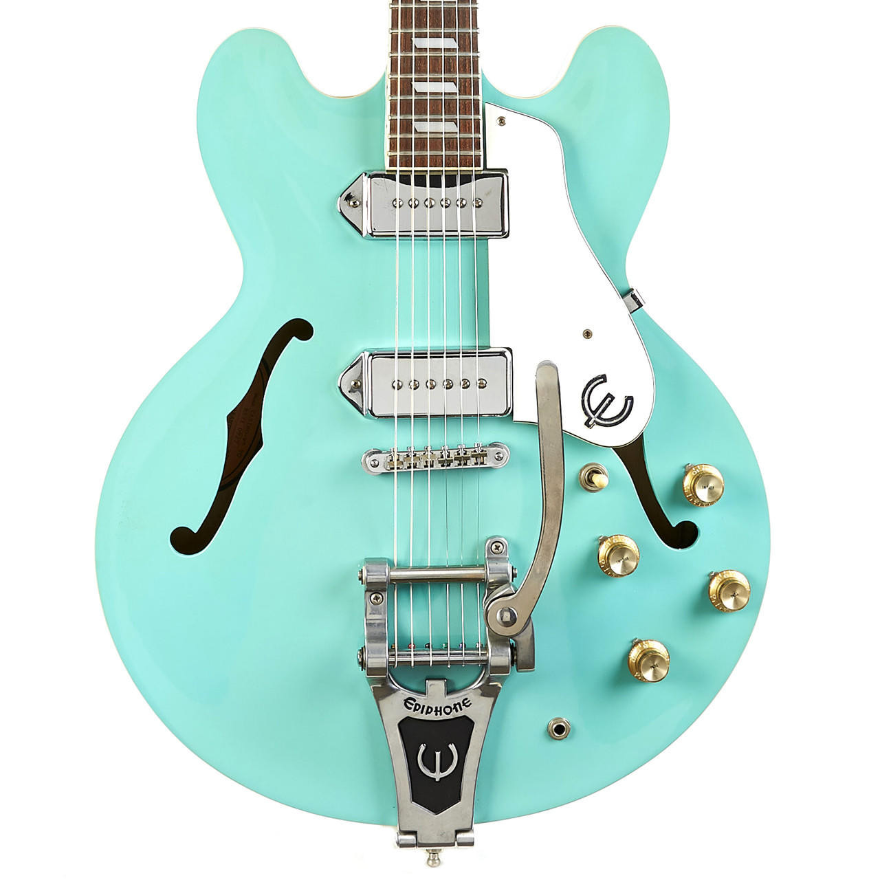 Used Epiphone Casino VT TQ Turquoise 1997 | Cream City Music