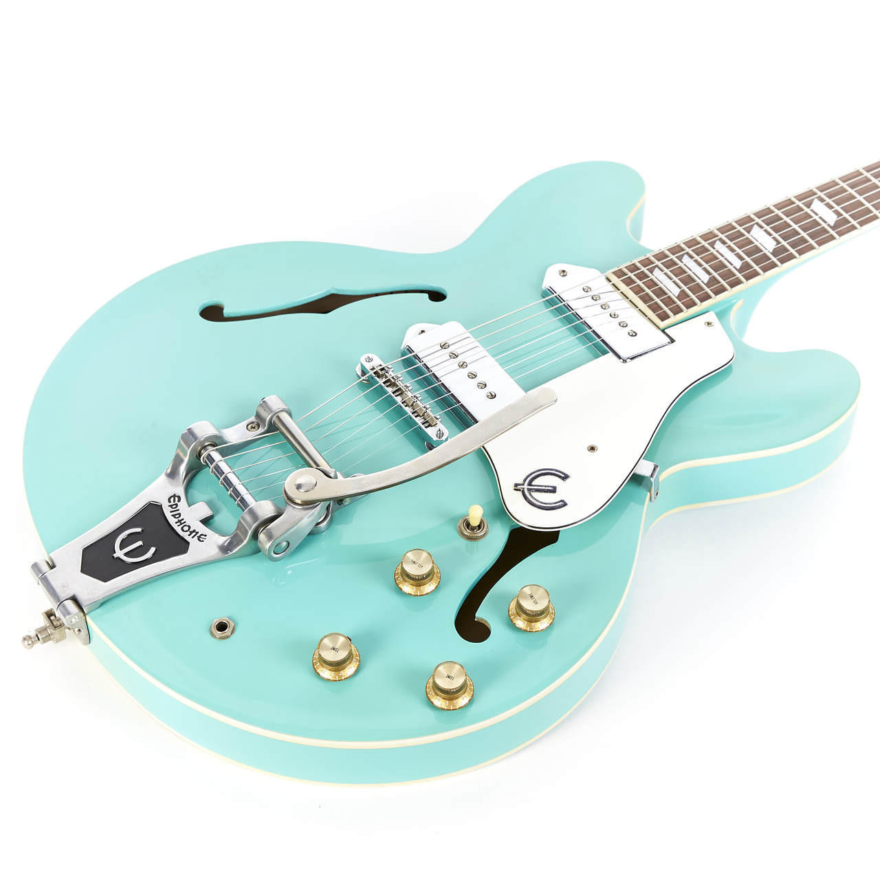 Used Epiphone Casino VT TQ Turquoise 1997 | Cream City Music