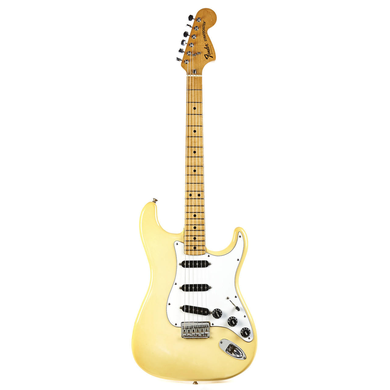 Vintage Fender Stratocaster Hardtail Olympic White 1978 | Cream