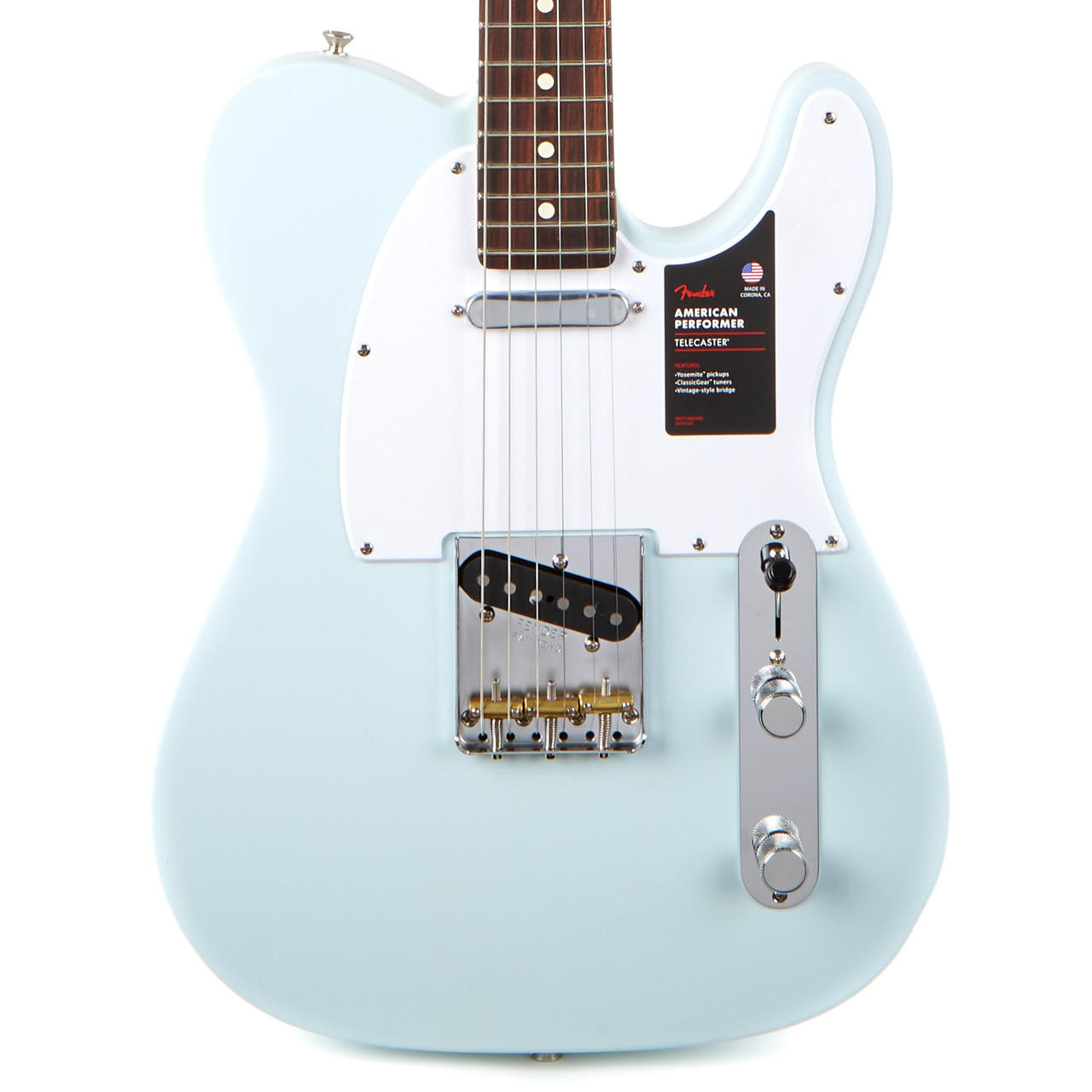 Fender American Performer Telecaster Rosewood - Satin Sonic Blue