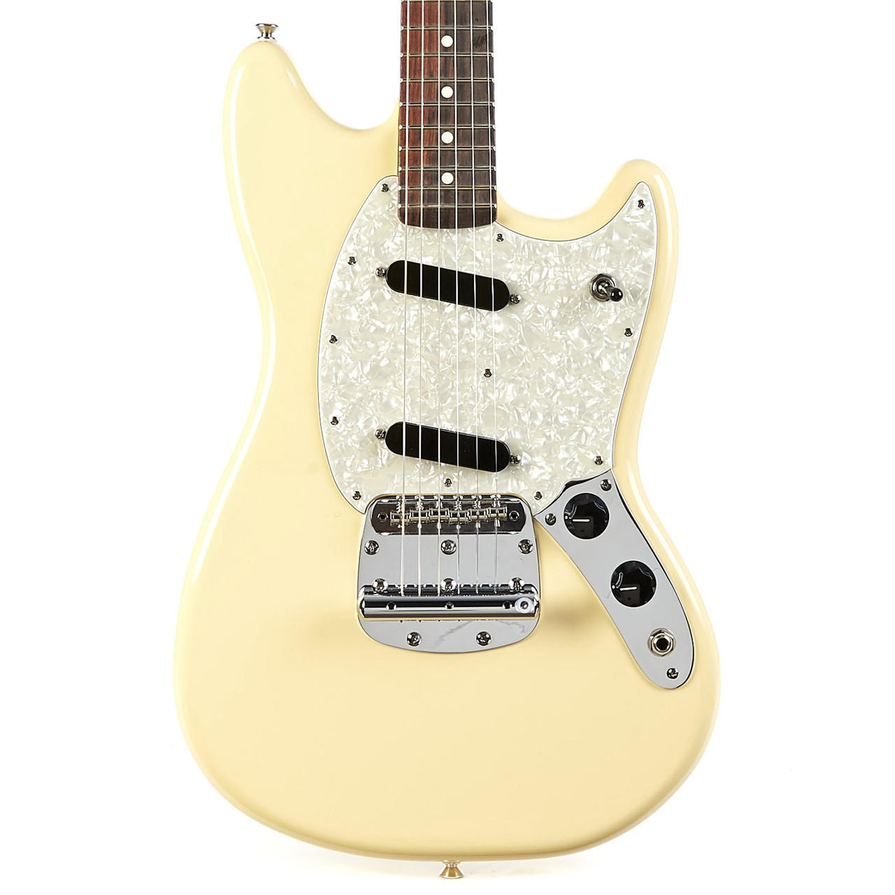 元箱付Fender USA American Performer Mustang Fender American Performer Mustang Rosewood - Vintage White | Cream