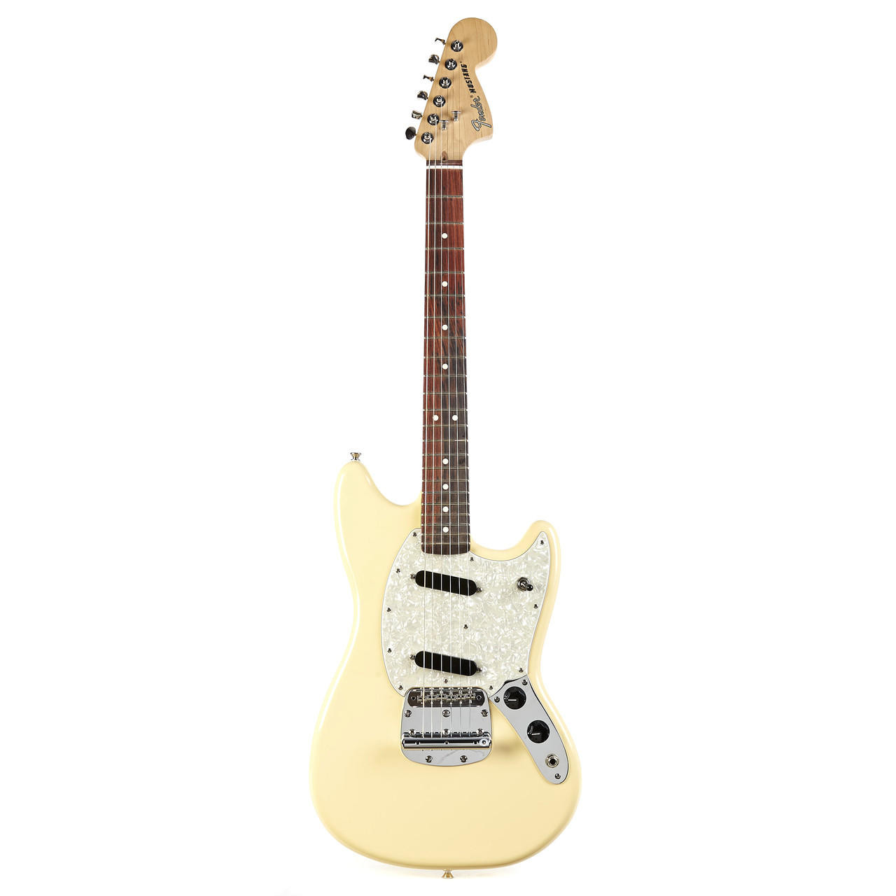 Fender American Performer Mustang Rosewood - Vintage White | Cream