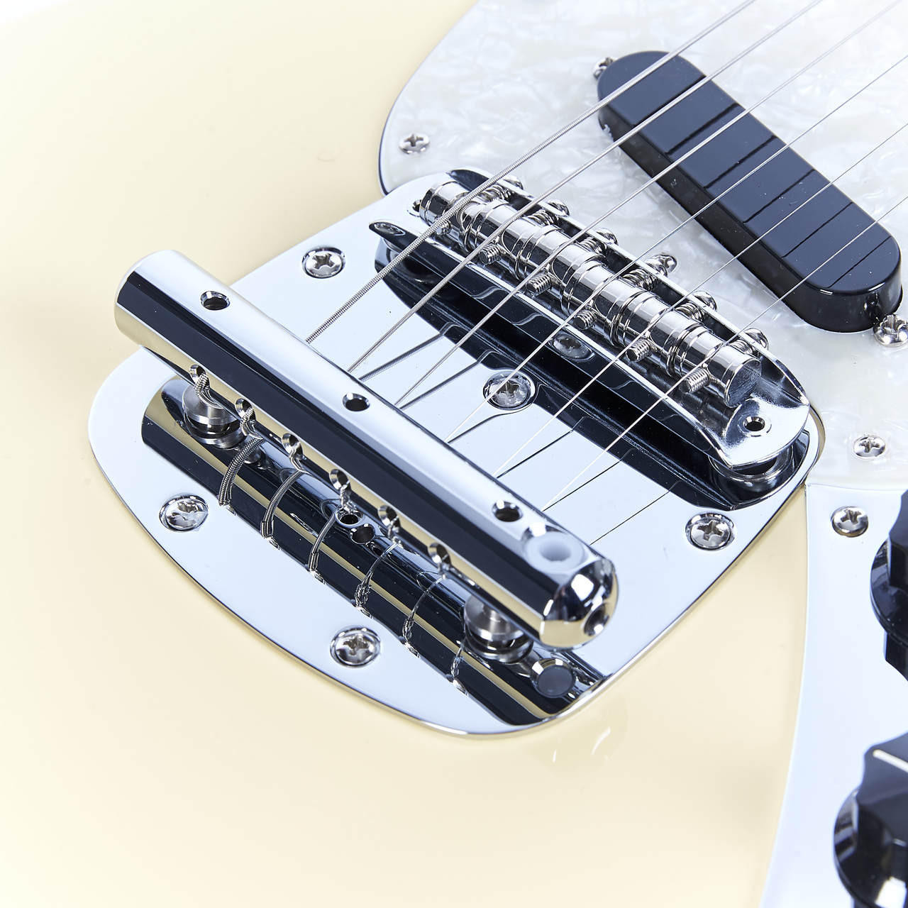 Fender American Performer Mustang Rosewood - Vintage White | Cream