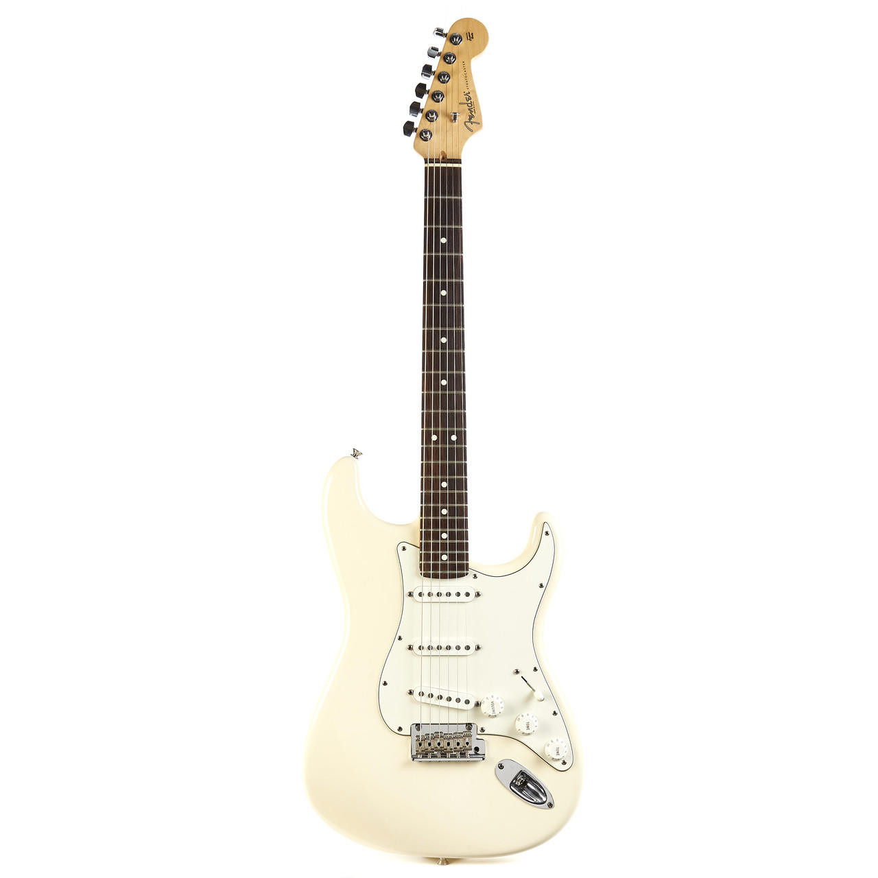 Used Fender American Standard Stratocaster Olympic White 2010