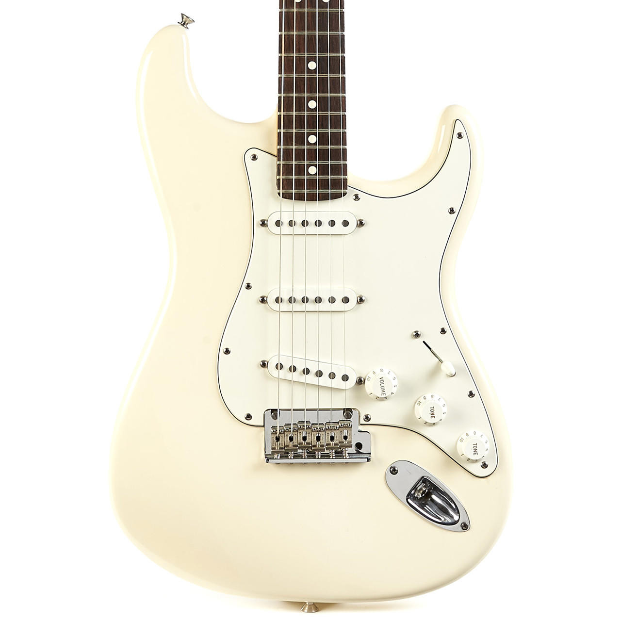Used Fender American Standard Stratocaster Olympic White 2010