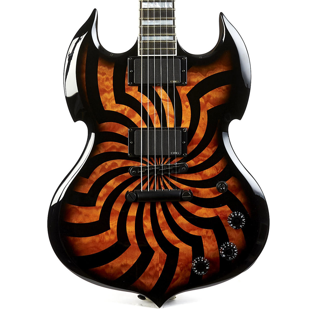 Used Schecter Wylde Audio Barbarian Hellfire Buzzsaw 2016 | Cream