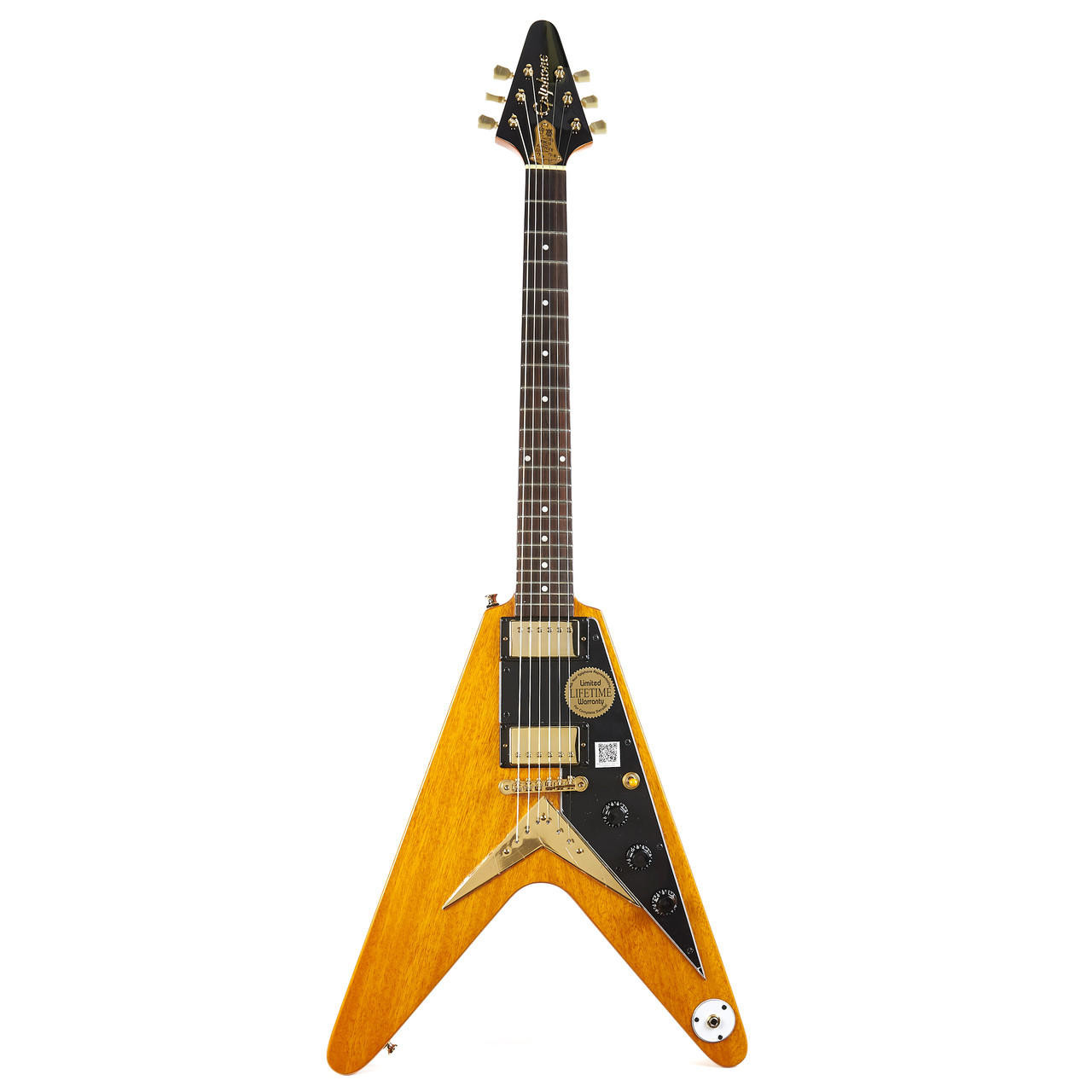 Used Epiphone LTD ED Joe Bonamassa 1958 Amos Korina Flying V 2017