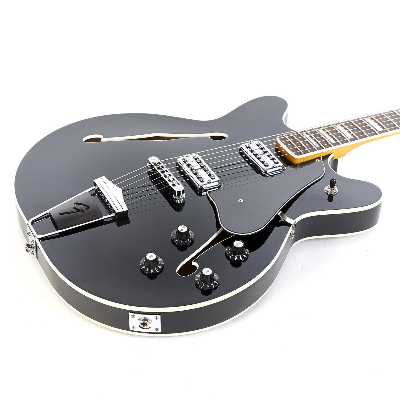 Used Fender Modern Player Coronado II Black 2013 | Cream City Music