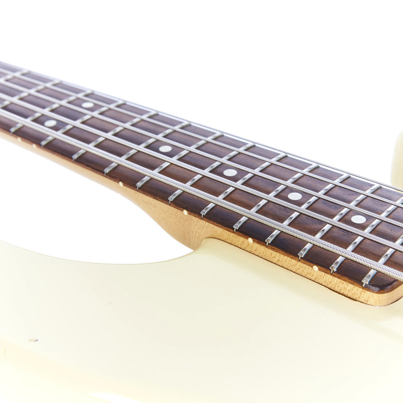Used Fender Jazz Bass Plus 5-String Olympic White 1990 | Cream
