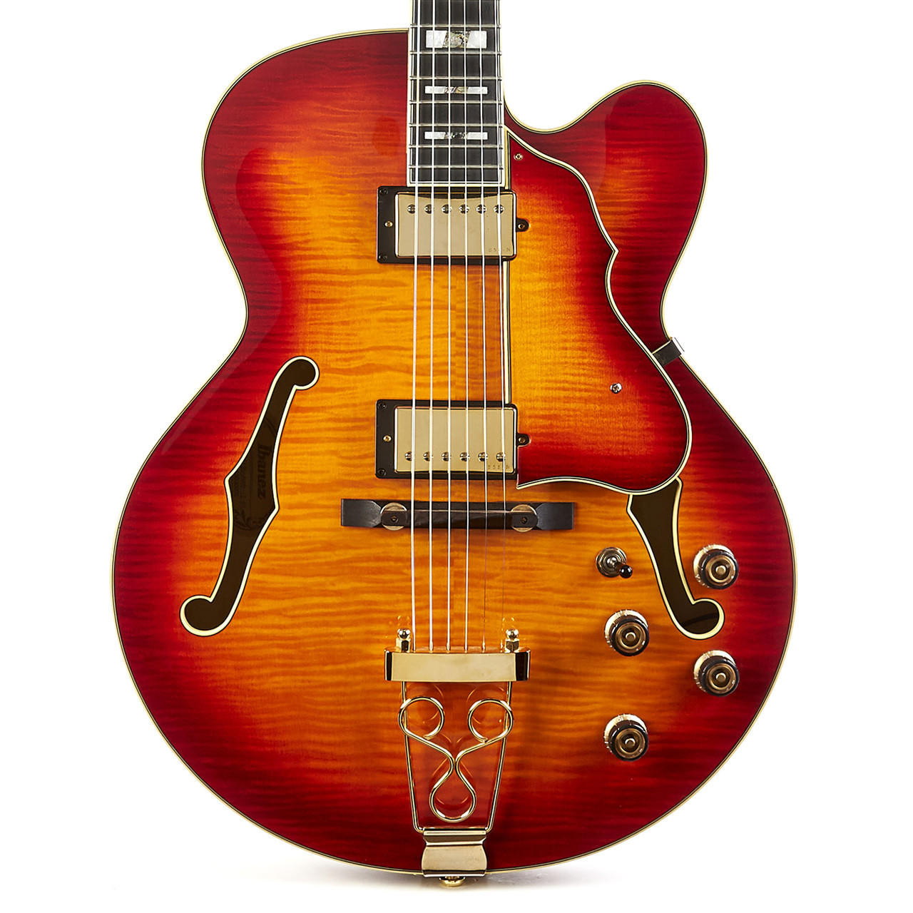 Used Ibanez AF155-AWB-12-01 Aged Whiskey Burst | Cream City Music