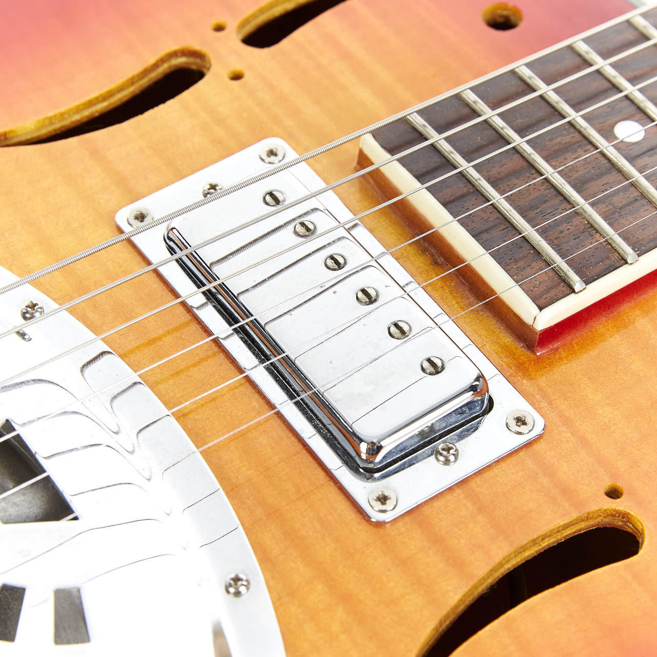 Used Jay Turser JT-900RES Resonator Cherry Sunburst | Cream City Music