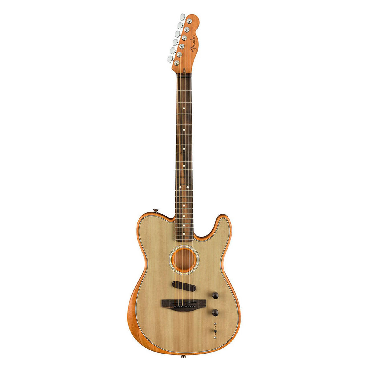 Fender American Acoustasonic Telecaster - Sonic Grey | Cream City
